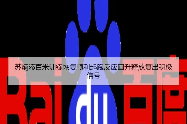 苏炳添百米训练恢复顺利起跑反应回升释放复出积极信号
